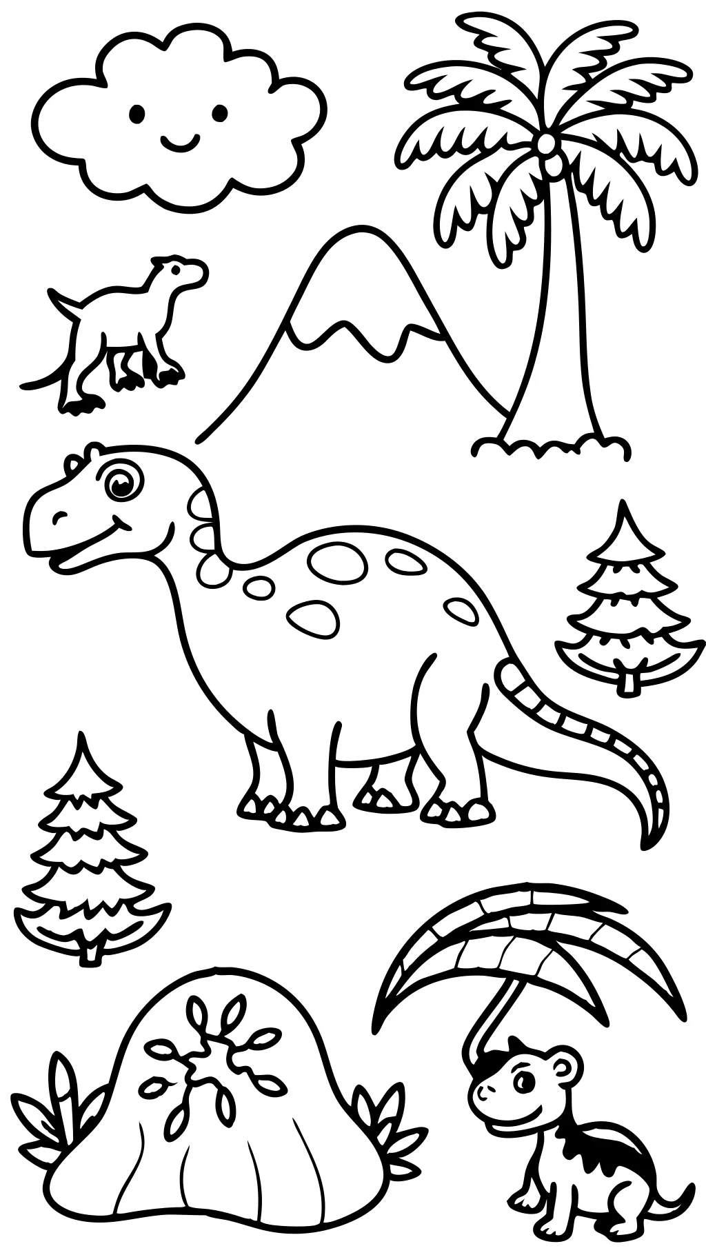 páginas para colorear de dinosaurios gratis